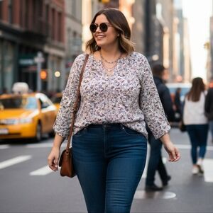 Collective Concepts Paisley Blouse